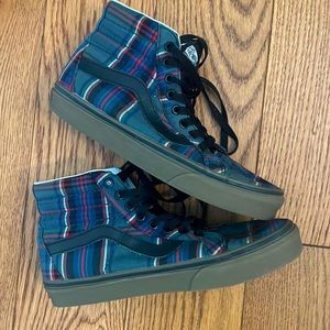 Vans Plaid Old Skool High Tops